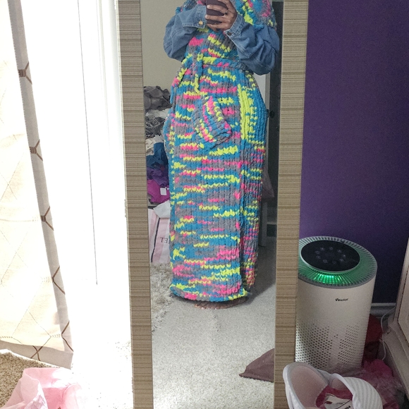 Colorful Knit Cardigan